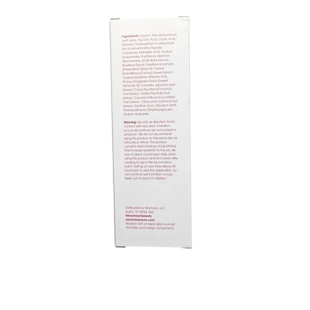 NWT Kiramoon Beauty Star Jelly Clear Magic Resurfacing Face Mask — 1.69fl.oz. - Picture 5 of 8